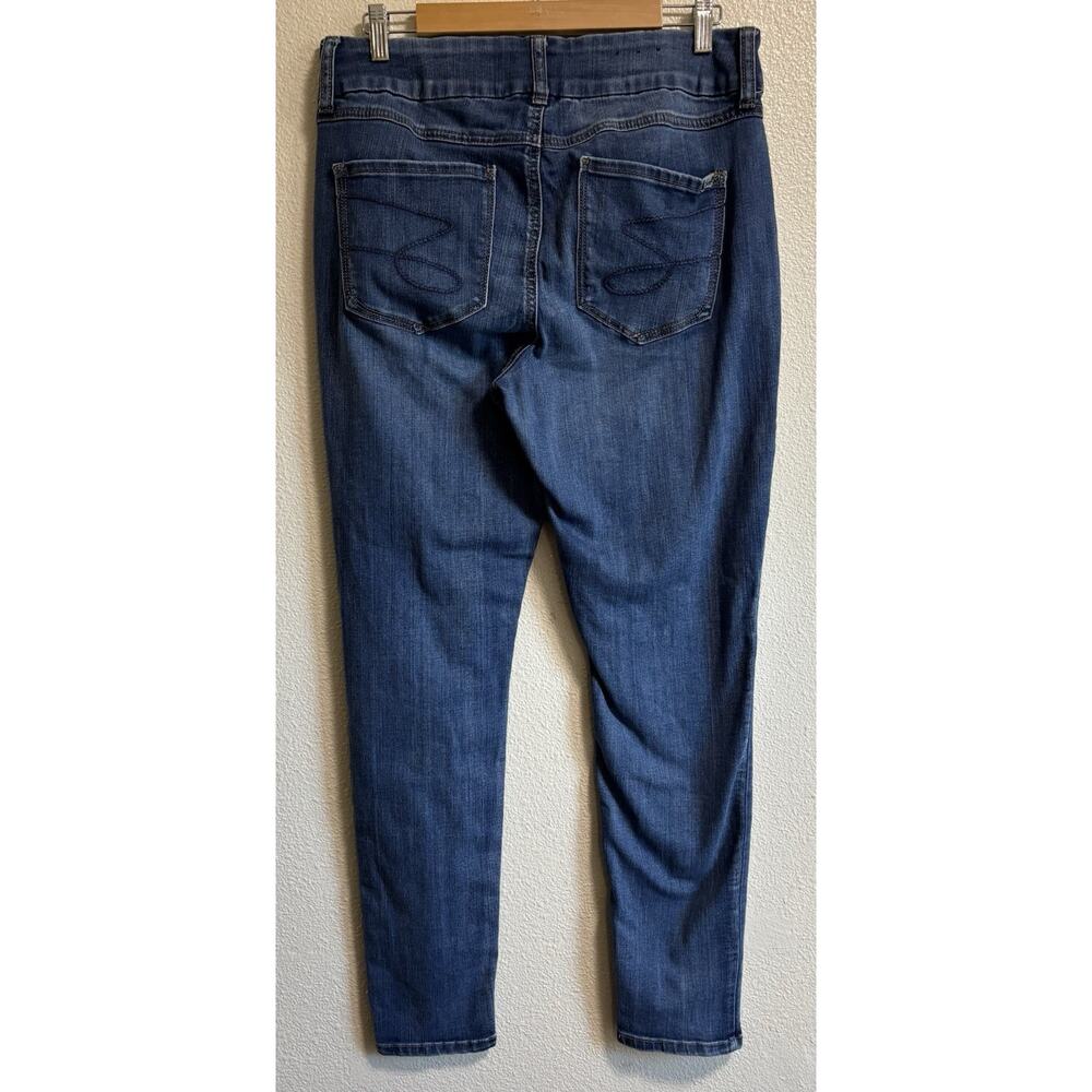 Seven7 Skinny Jeans Tummyless Womens Size 14 Blue Denim Stretch Cowgirl Western - Picture 2 of 8